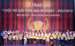 25 học sinh Điện Biên đạt giải quốc gia ViOlympic năm học 2015-2016