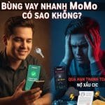 Bùng vay nhanh MoMo có sao không