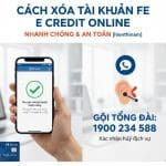 cách xóa tài khoản FE Credit
