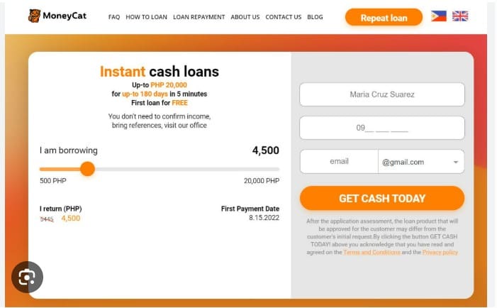 moneycat - online loan app using digital national id